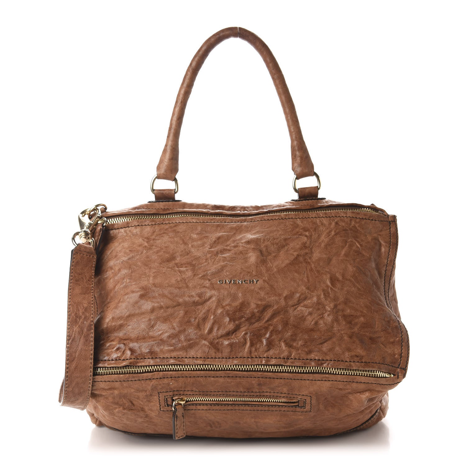 Givenchy Tumbled Sheepskin Large Pandora Brown 1 of 15