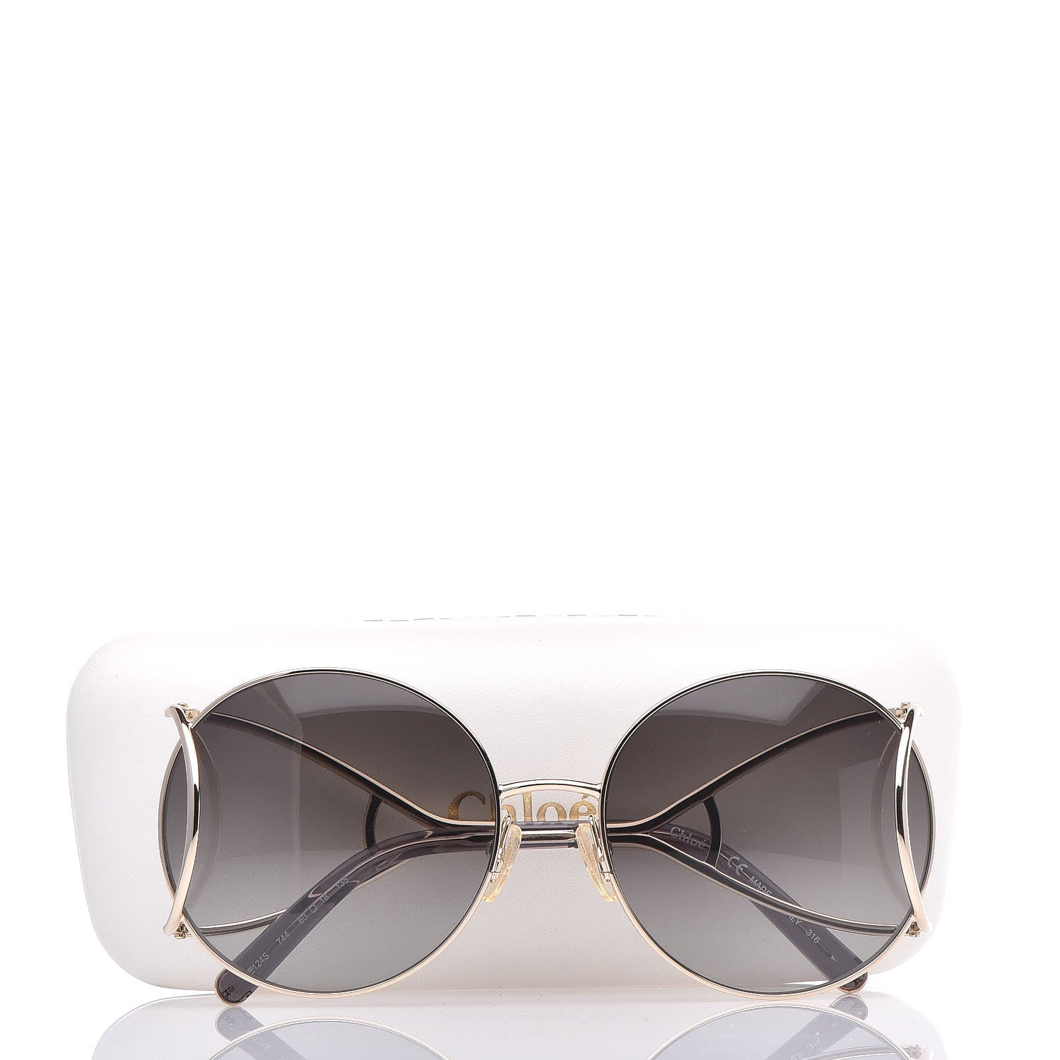 Chloe Jackson Oversized Round Sunglasses CE124S Grey 8 of 8