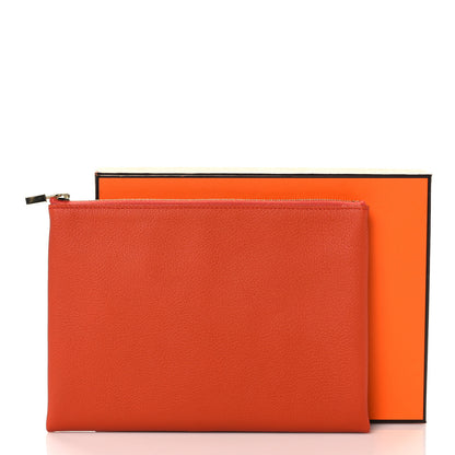 Hermes Evercolor Atout Pouch Terre Battue Anemone 10 of 10