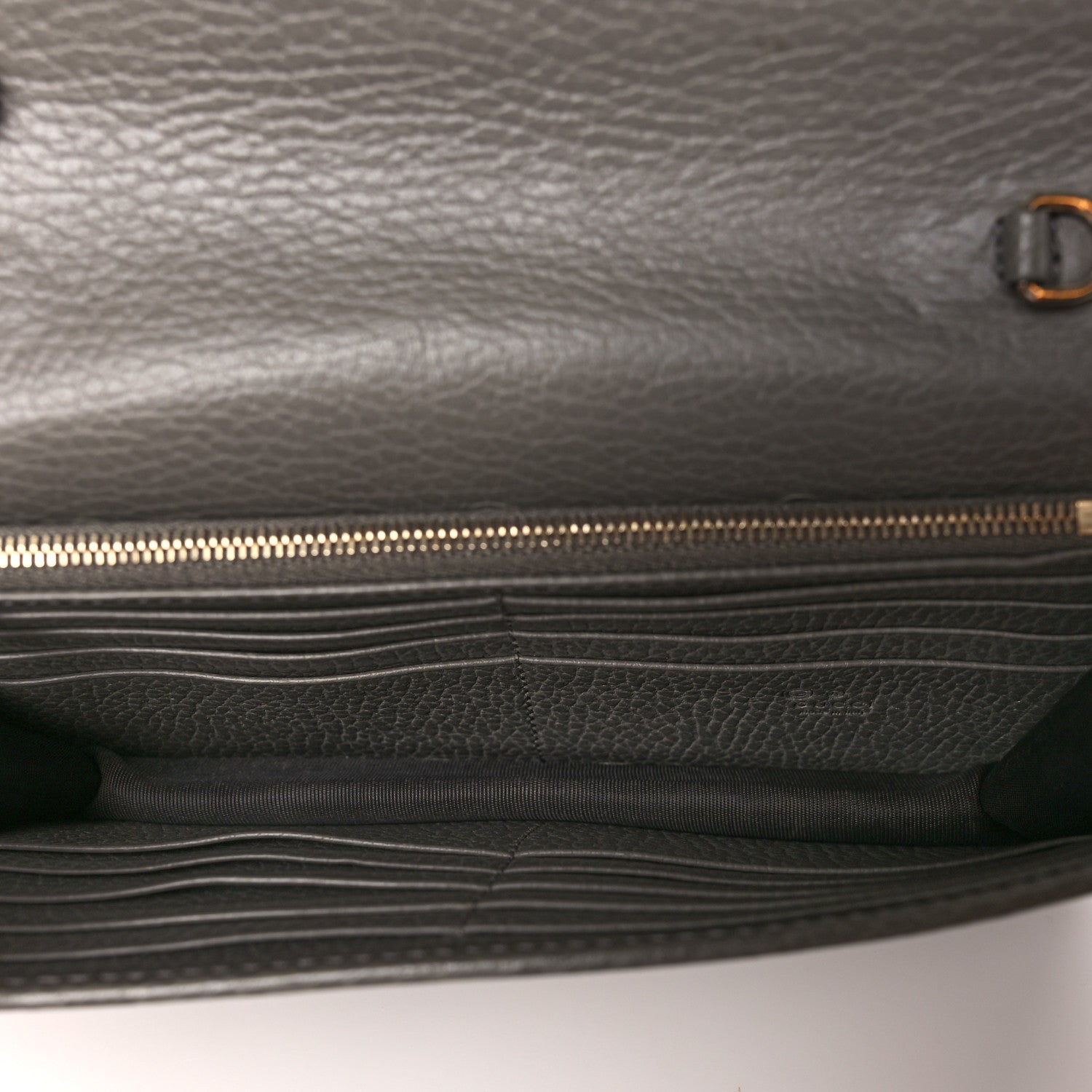 Gucci Dollar Calfskin Interlocking G Chain Wallet Loess 6 of 10