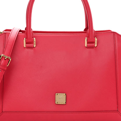 MCM Saffiano Nuovo Tote Pink 7 of 14