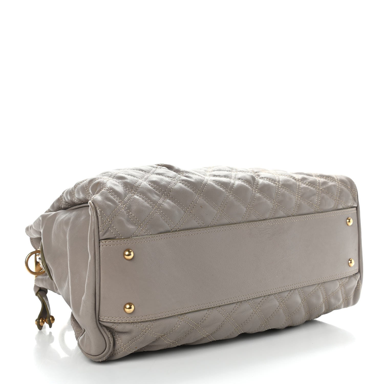 Marc Jacobs Calfskin Quilted Alyona Grey 3 of 8