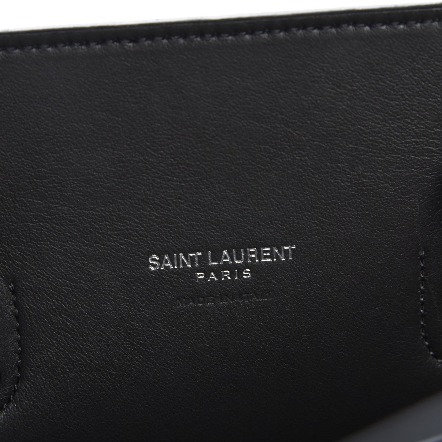Grained Calfskin Baby Sac De Jour Coal