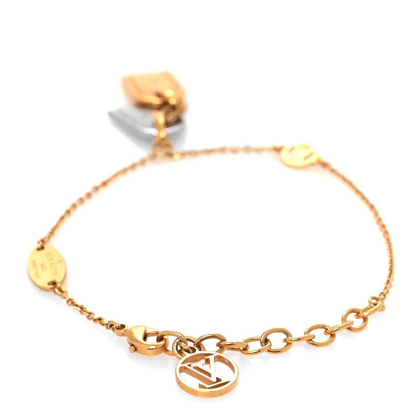 Brass Nanogram Bracelet Silver Gold