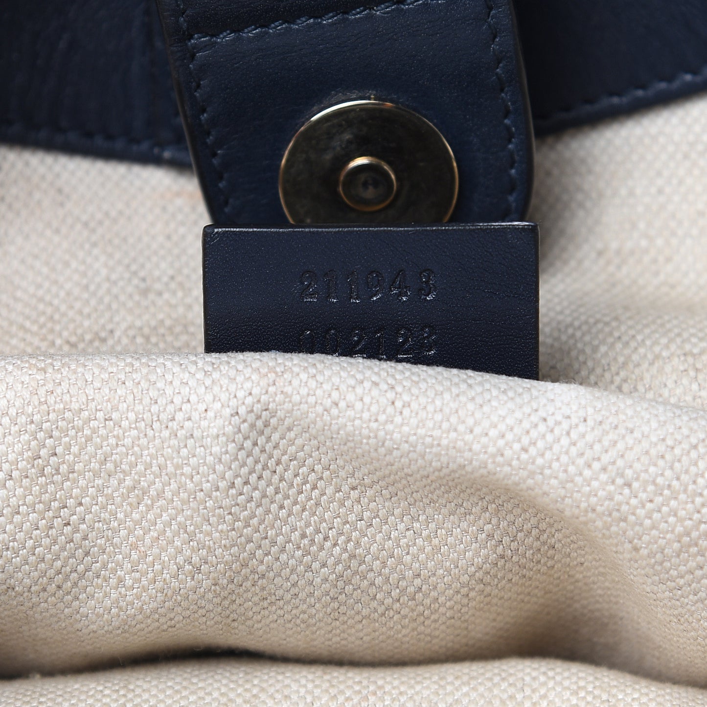 Monogram Calfskin Large Sukey Tote Beige Blue