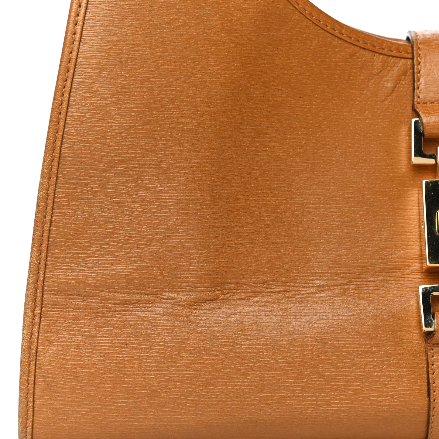 Calfskin Bardot Hobo Tan