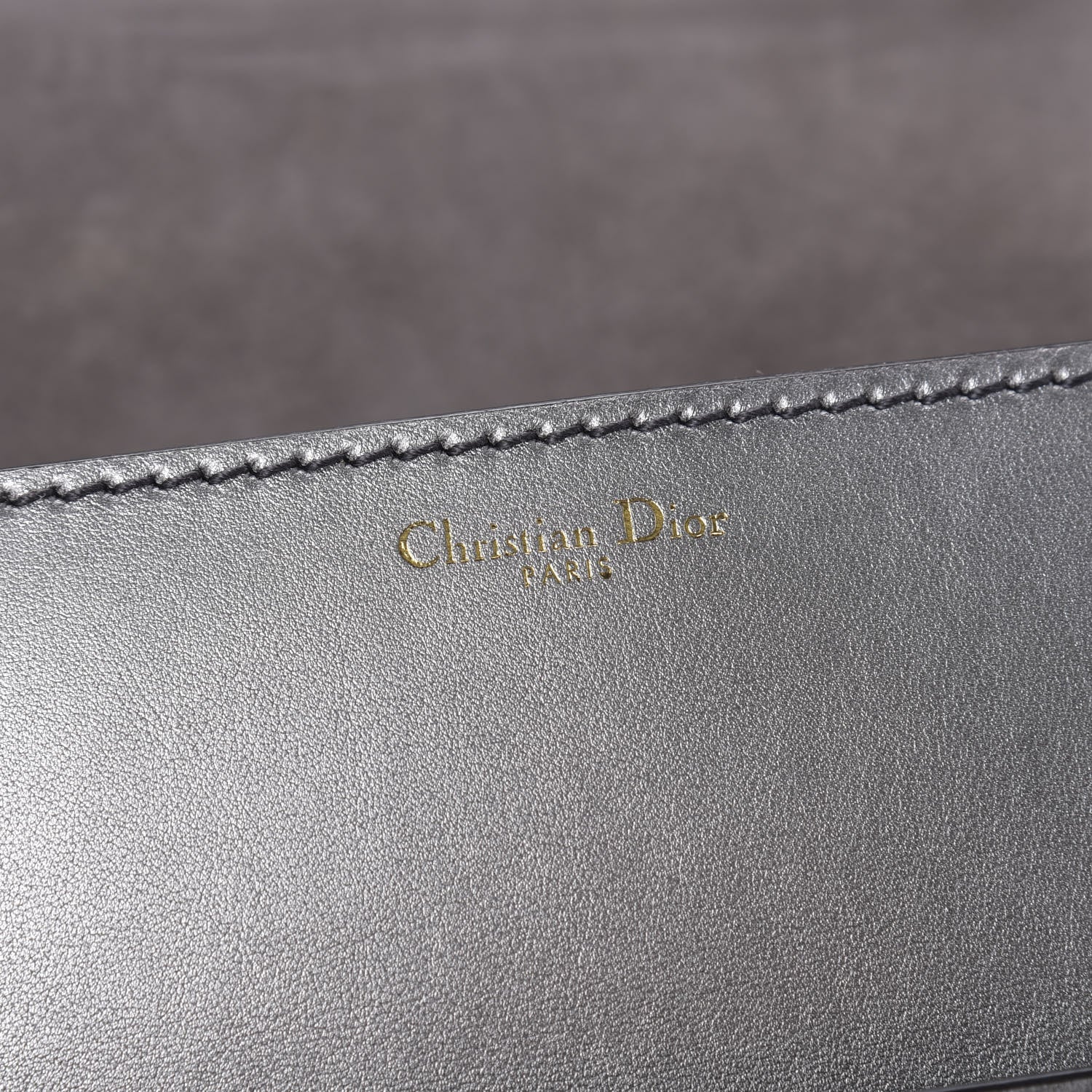Christian Dior Metallic Smooth Calfskin Dio(r)evolution Flap Bag Silver 8 of 9