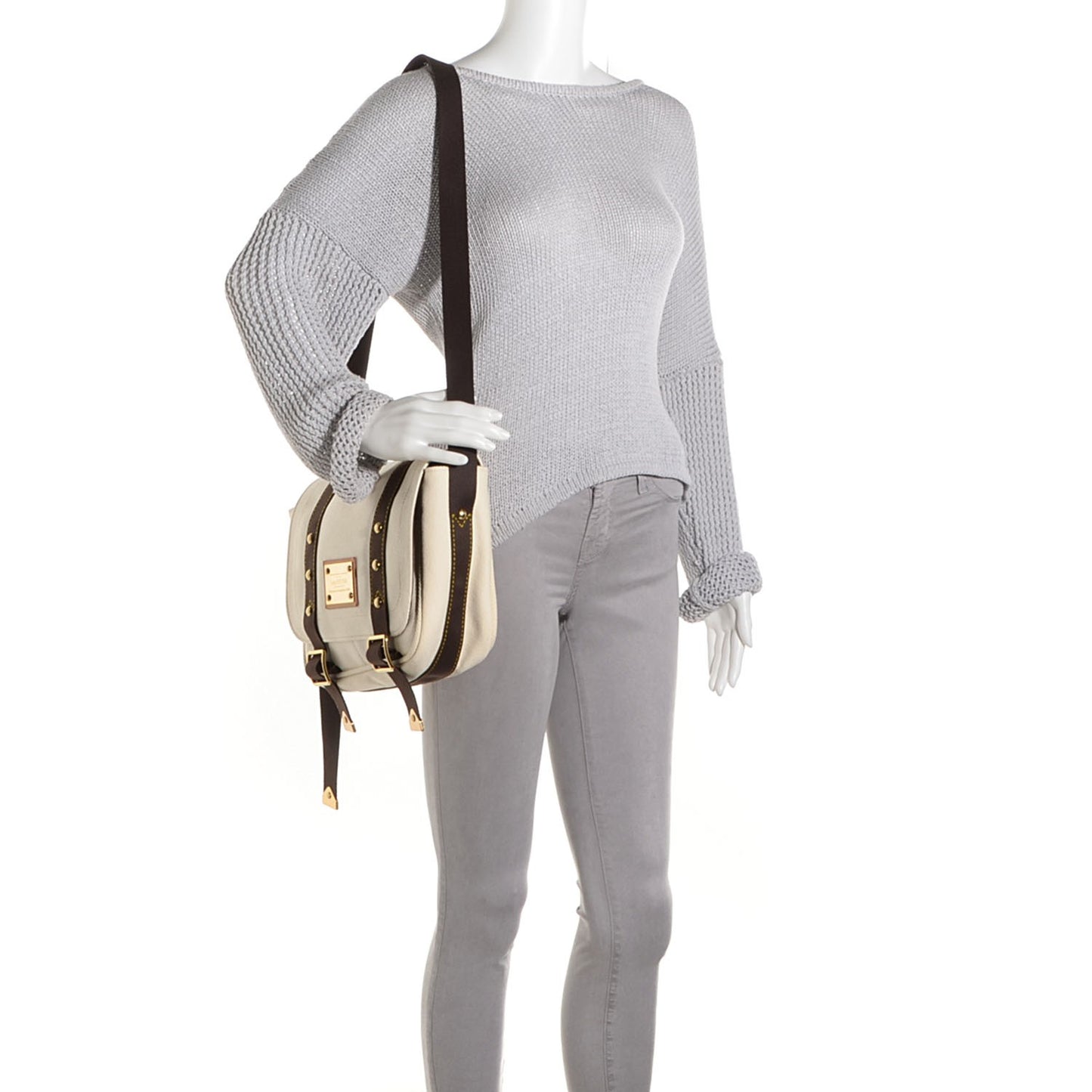 Antigua Besace PM Messenger White