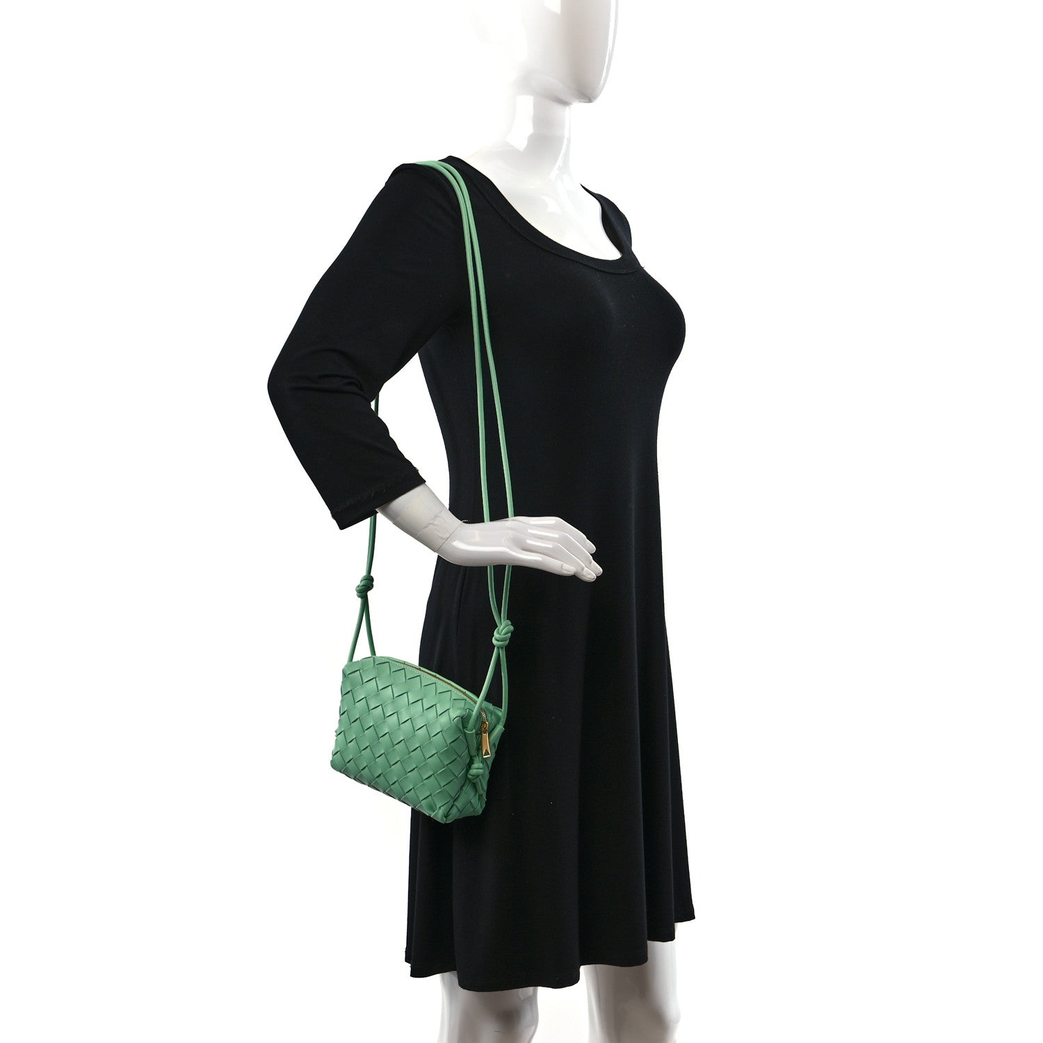Bottega Veneta Nappa Intrecciato Mini Loop Camera Bag Siren 2 of 8
