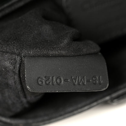 Christian Dior Ultra Matte Calfskin Mini Saddle Bag Black 7 of 10