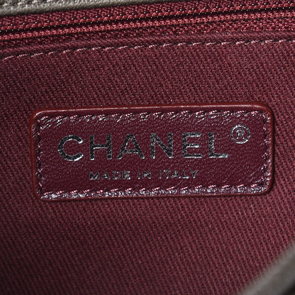 Chanel Metallic Goatskin Perfect Edge Medium Flap Gold Silver 6 of 8