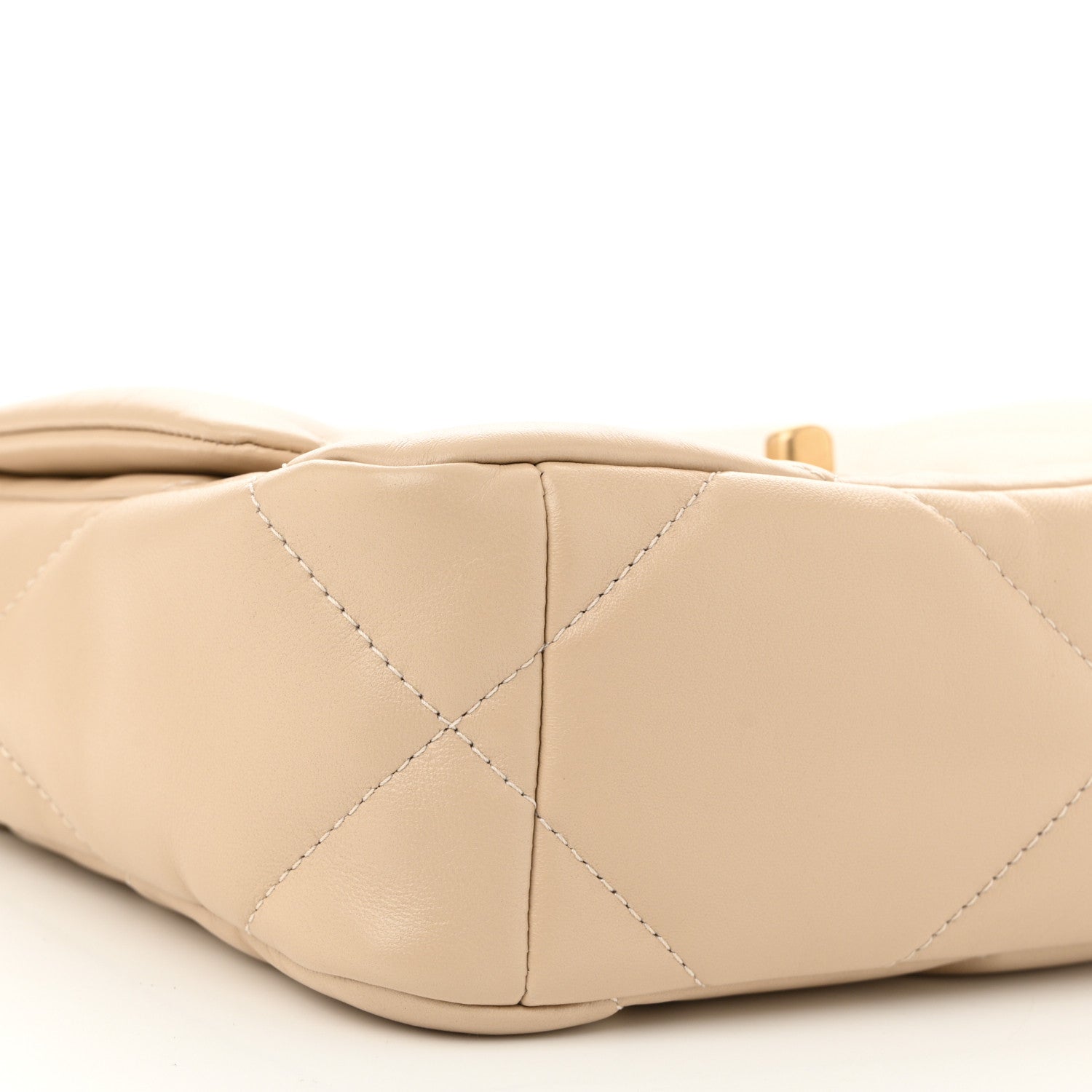 Chanel Lambskin Quilted Medium Chanel 19 Flap Beige 9 of 11