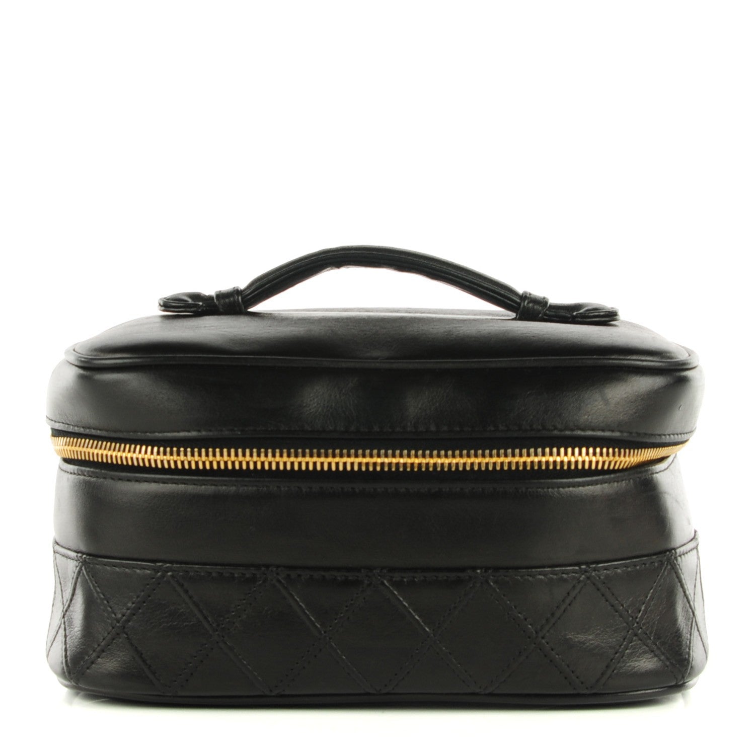 Chanel Calfskin Vanity Cosmetic Case Black 1 of 8
