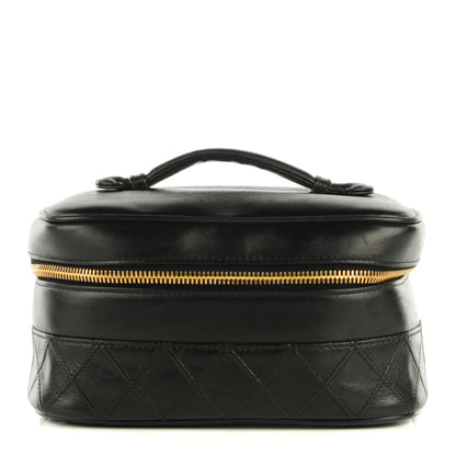 Chanel Calfskin Vanity Cosmetic Case Black 1 of 8