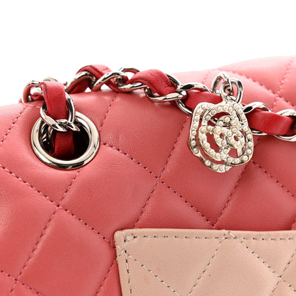 Chanel Lambskin Quilted Tri-Color Medium Valentine Charms Single Flap Pink 13 of 15
