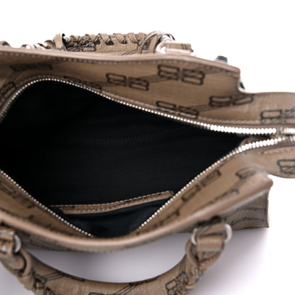 Balenciaga Coated Canvas BB Monogram Neo Cagole Handbag XS Beige Brown 5 of 9