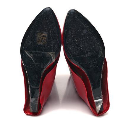 Givenchy Calfskin Shark Lock Pant Boots 38.5 Red 5 of 10