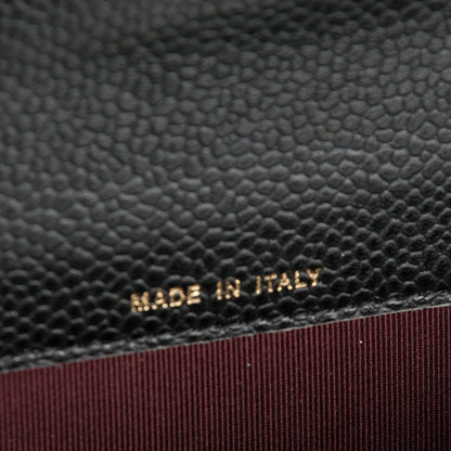 Chanel Caviar Quilted Flap Card Holder Black 6 of 7