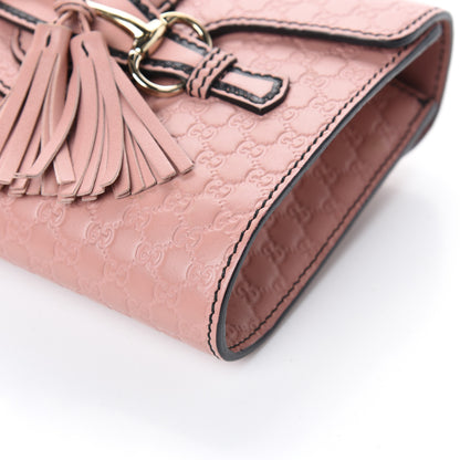 Gucci Microguccissima Mini Emily Shoulder Bag Soft Pink 9 of 10