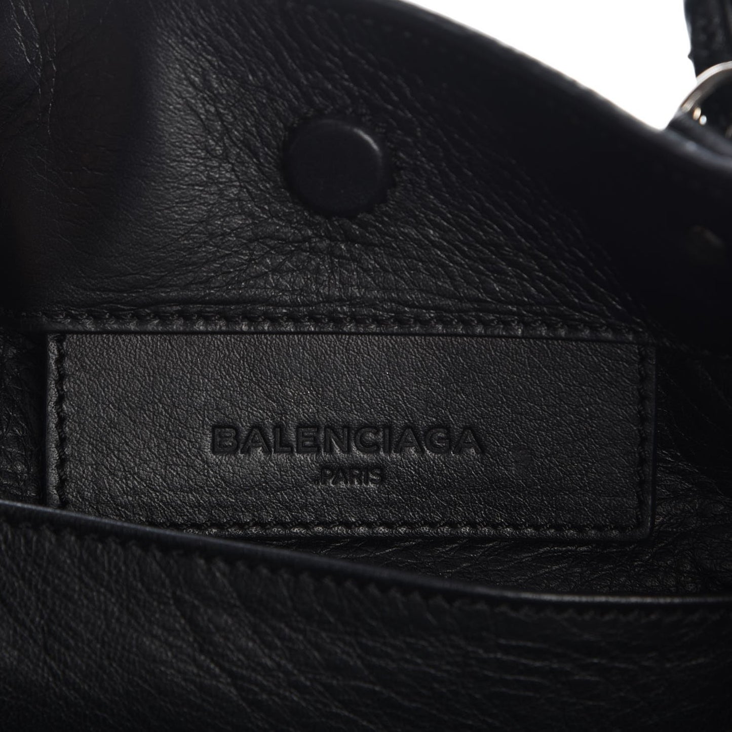 Calfskin Papier Mini A4 Zip Around Tote Black