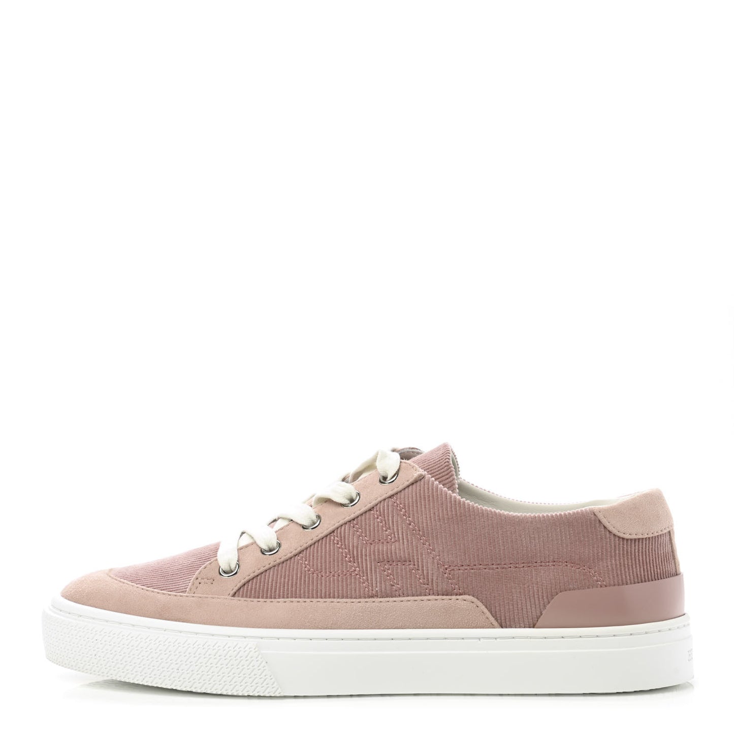 Chevre Velours Deep Sneakers 39 Rose Opaline