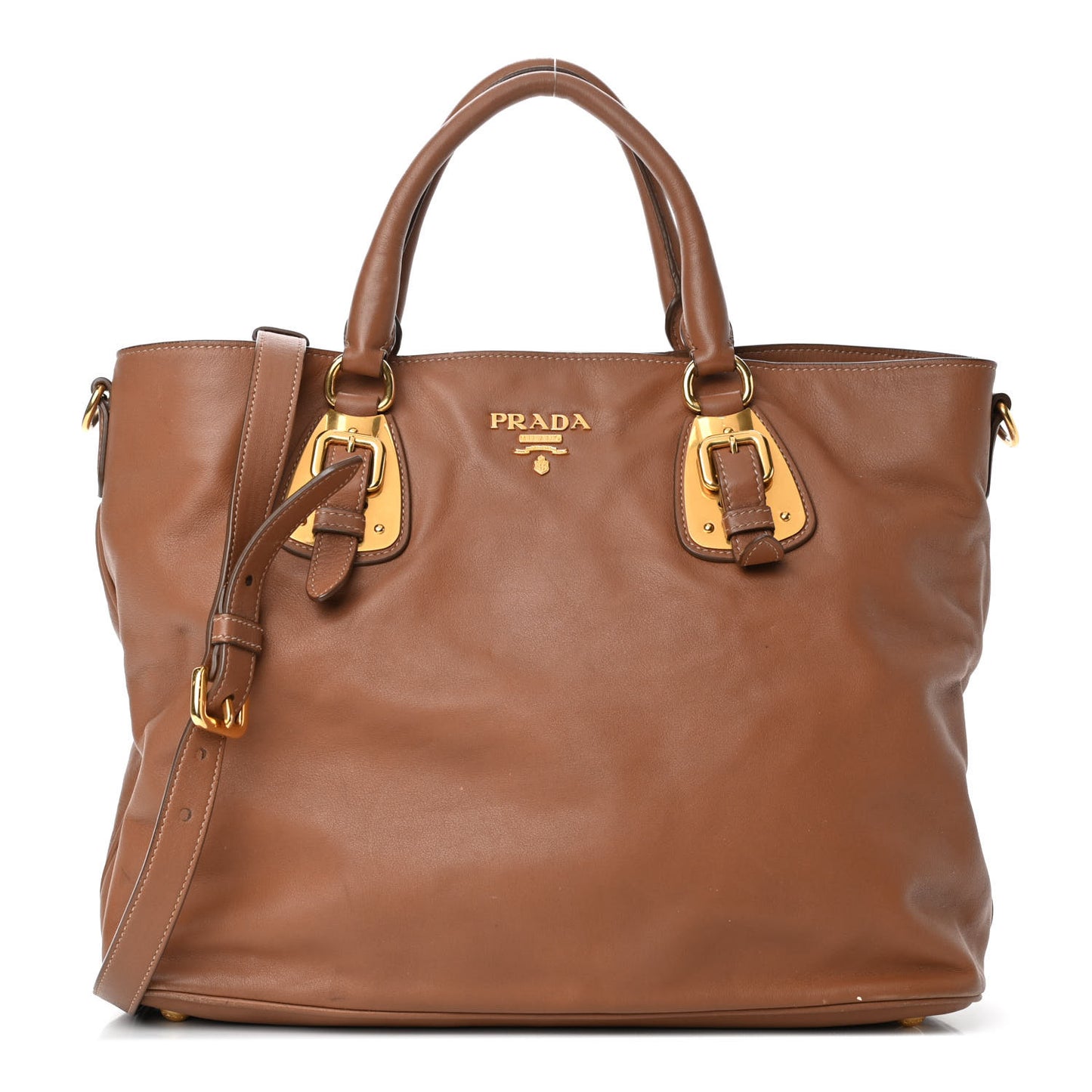 Soft Calf Shopping Tote Cuoio