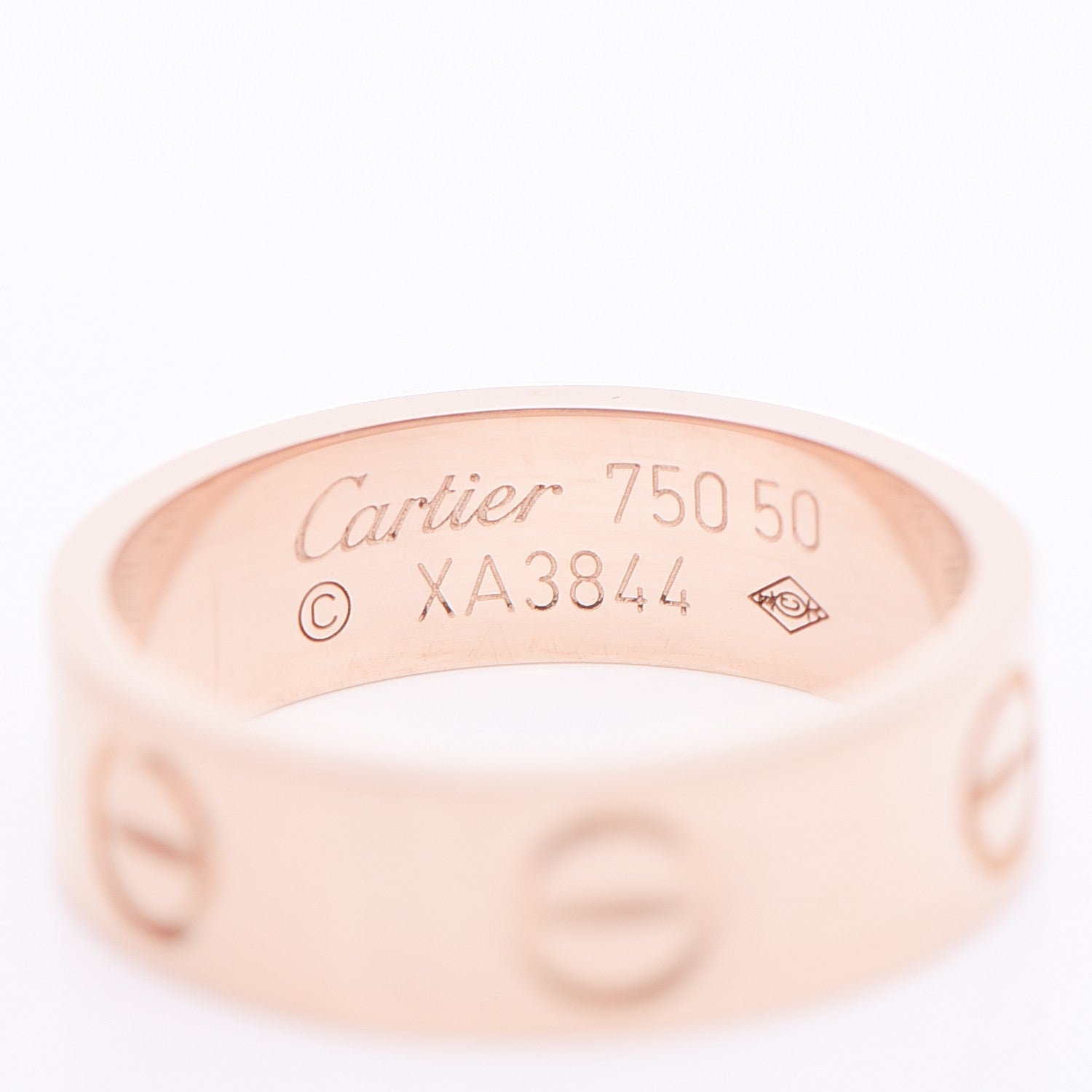 Cartier 18K Pink Gold 5.5mm LOVE Ring 50 5.25 4 of 6