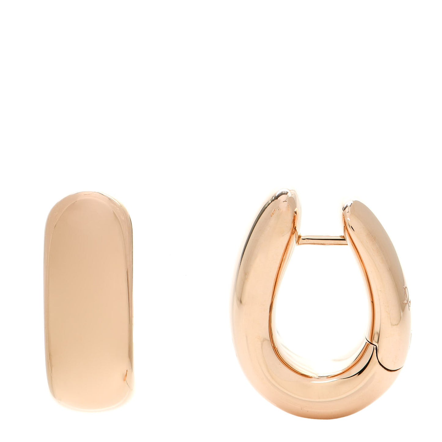 18K Rose Gold Iconica Hoop Earrings