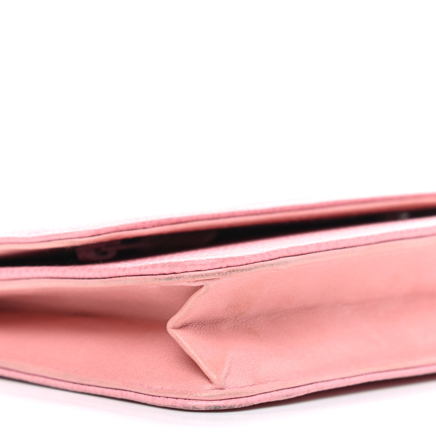 Chanel Caviar Timeless CC Wallet On Chain WOC Pink 8 of 9