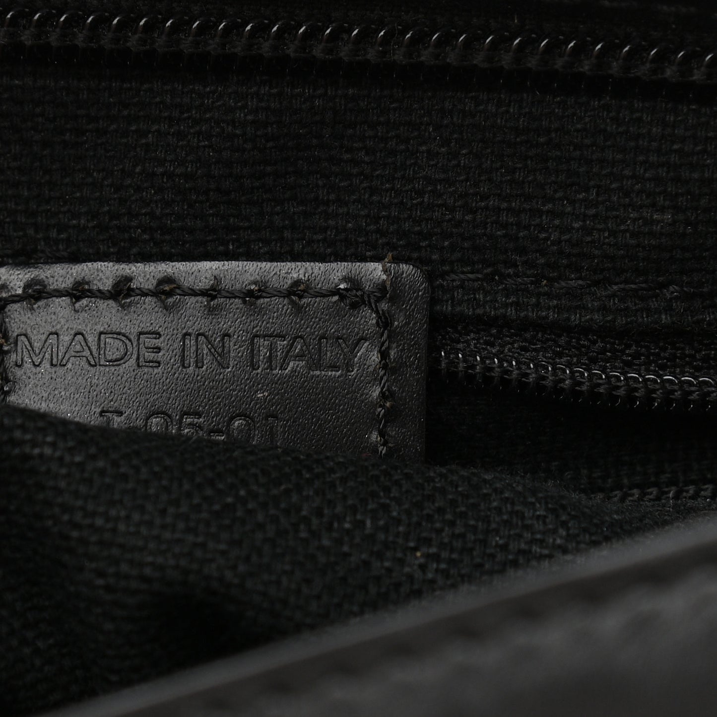 House Check Large Pochette Black