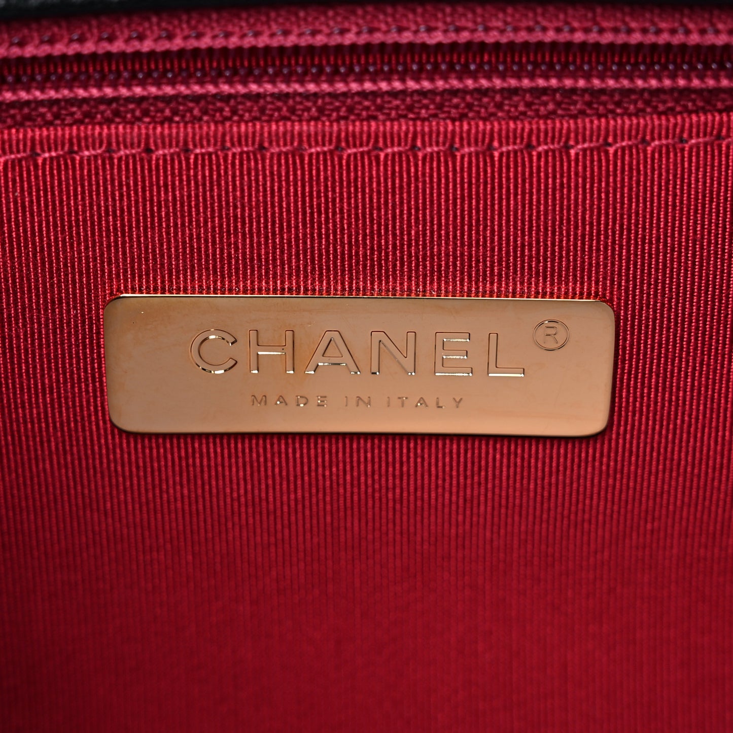 Lambskin Quilted Large Chanel 19 Flap Black