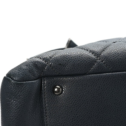 Chanel Caviar Quilted XL Grand Shopping Tote GST Blue 12 of 12