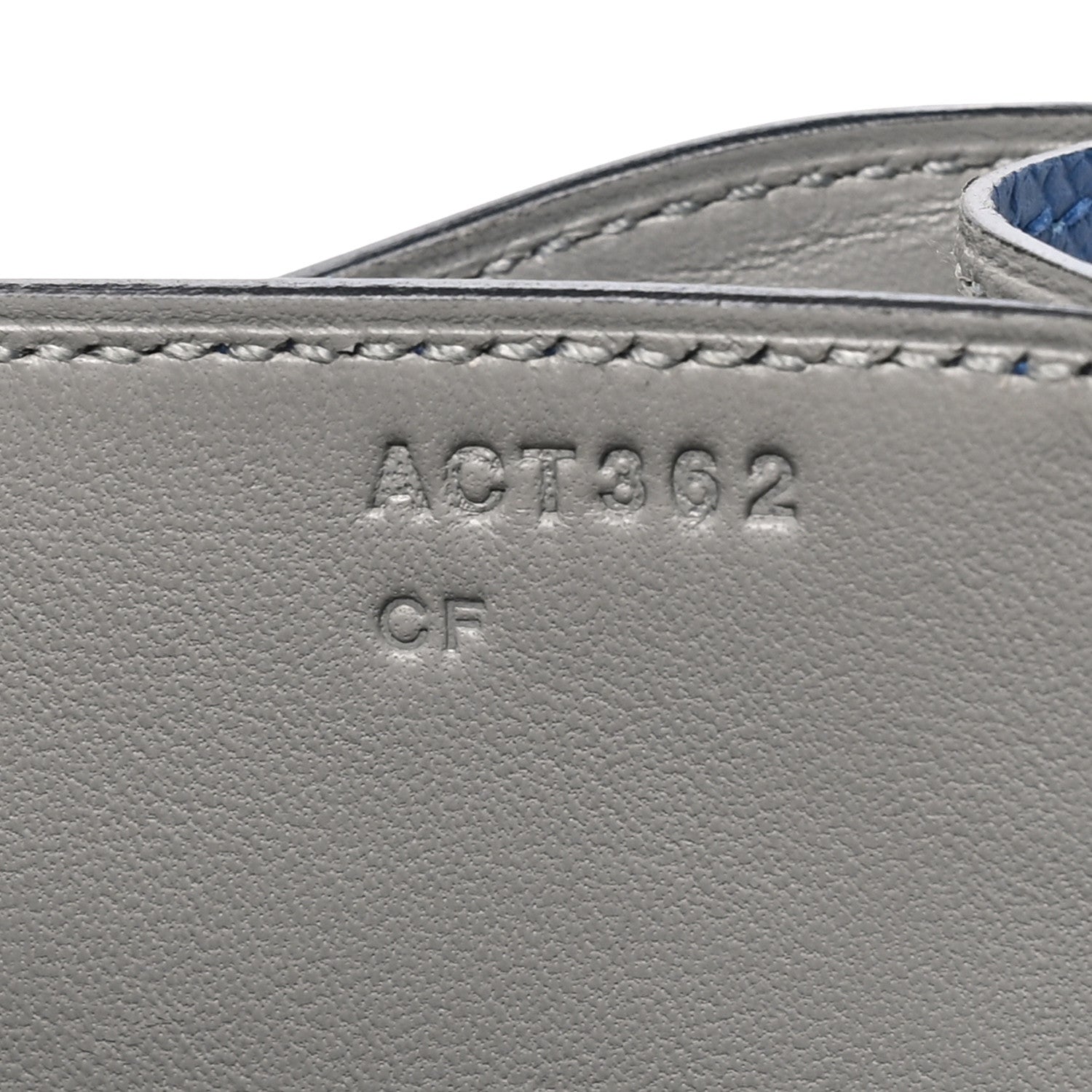 Hermes Epsom Constance Verso 18 Bleu Agate Gris Mouette 7 of 10
