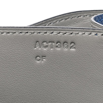 Hermes Epsom Constance Verso 18 Bleu Agate Gris Mouette 7 of 10