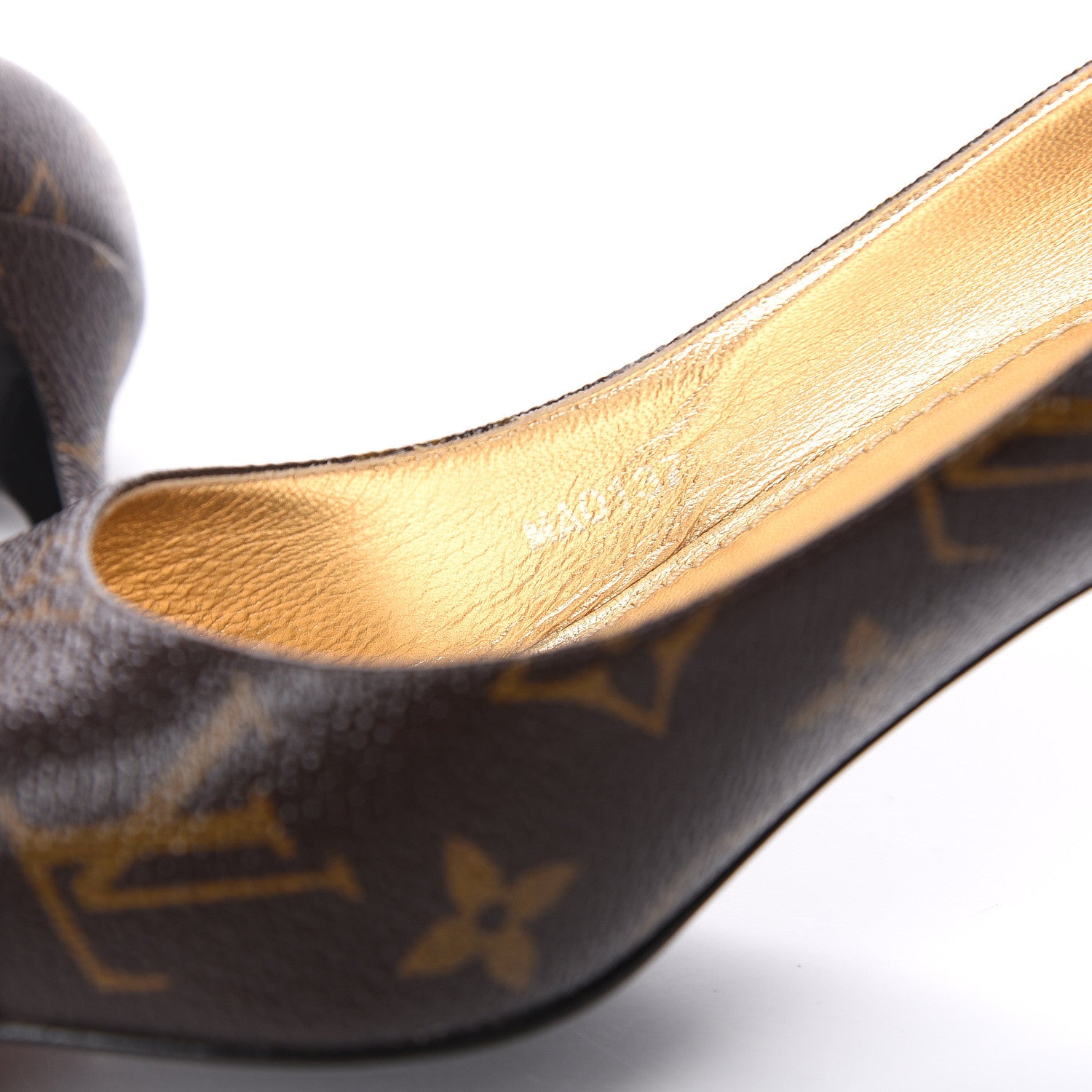 Louis Vuitton Reverse Monogram Cherie Pumps 38 8 of 8