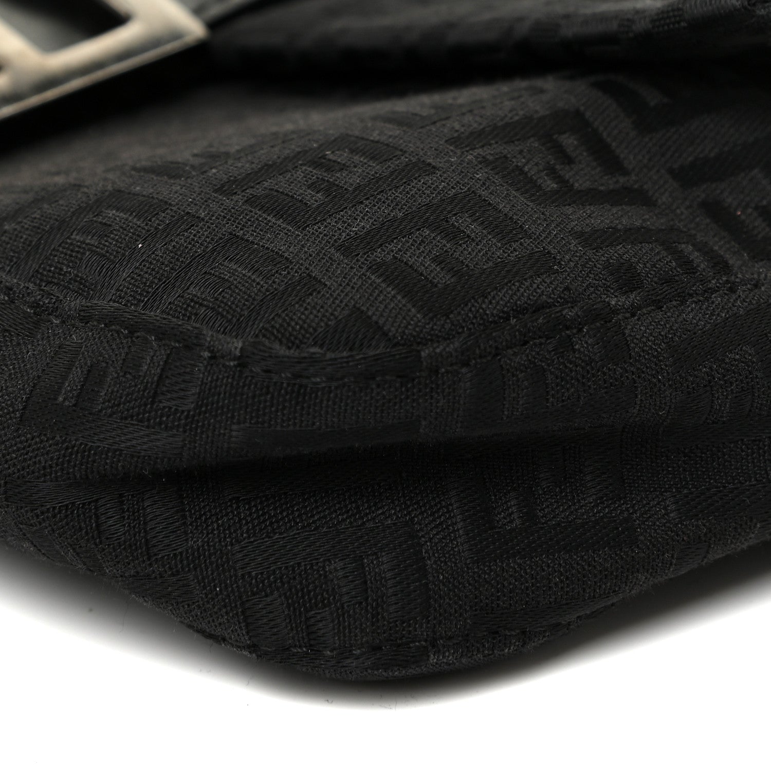 Fendi Zucchino Baguette Black 9 of 14