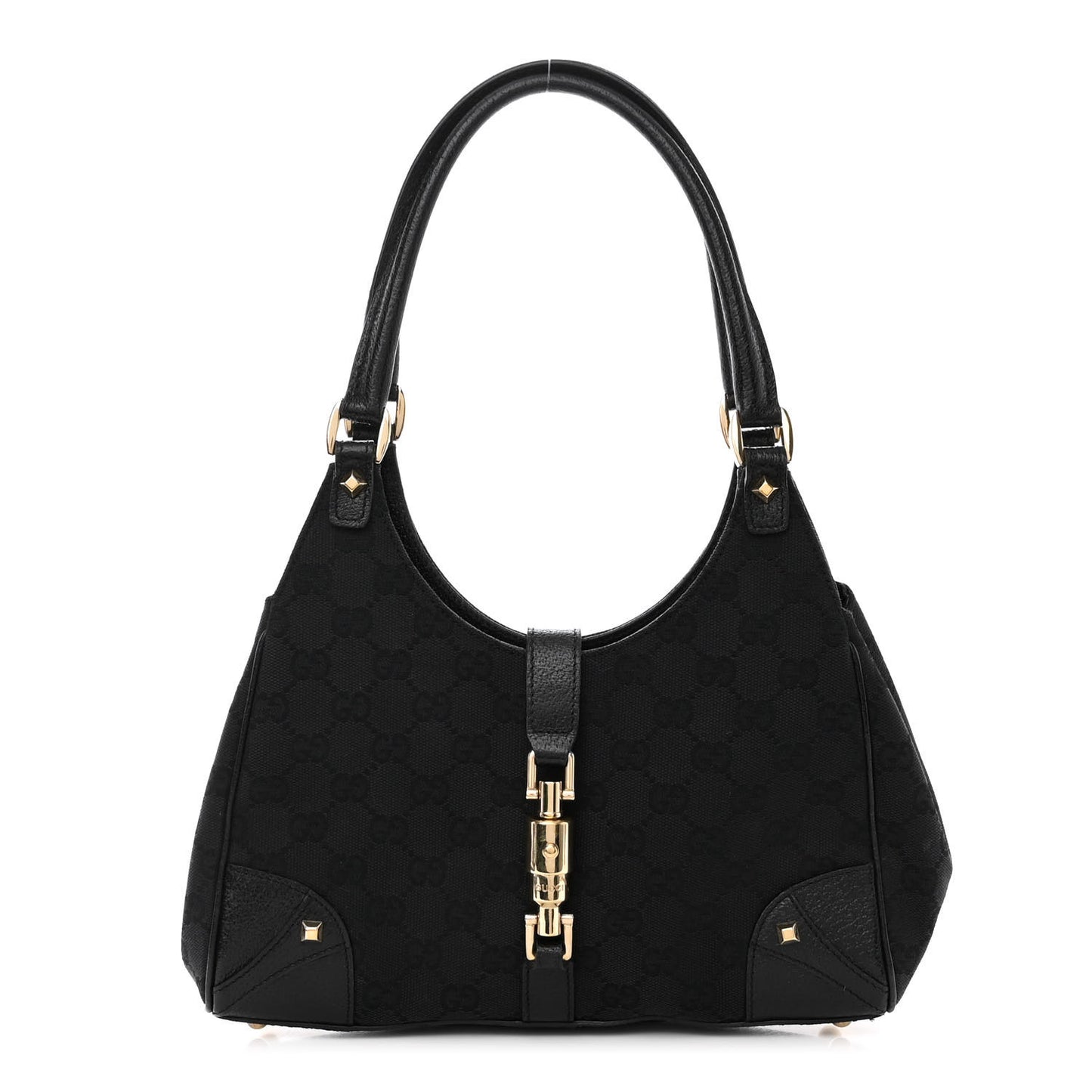 Monogram Jackie O Hobo Black