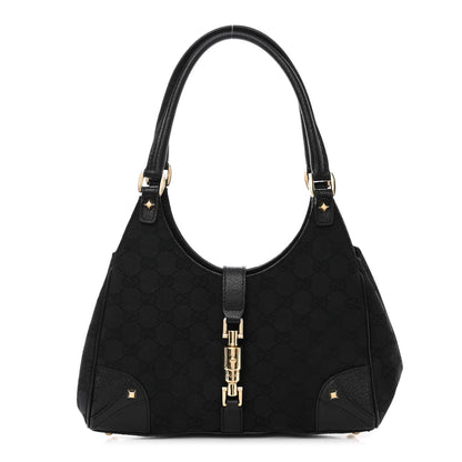 Gucci Monogram Jackie O Hobo Black 1 of 13