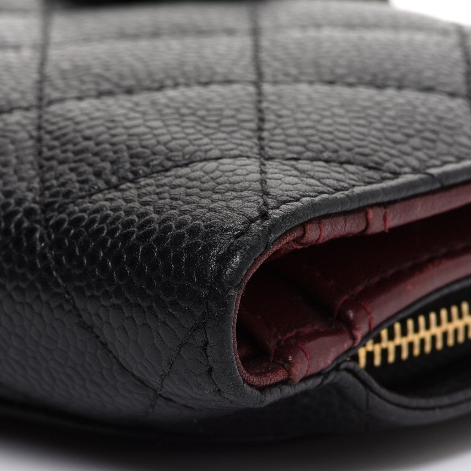 Chanel Caviar Quilted CC French Wallet Black 11 of 15