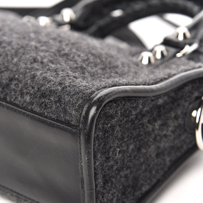 Balenciaga Alpaca Calfskin Classic Silver Hardware Mini City Black 15 of 15