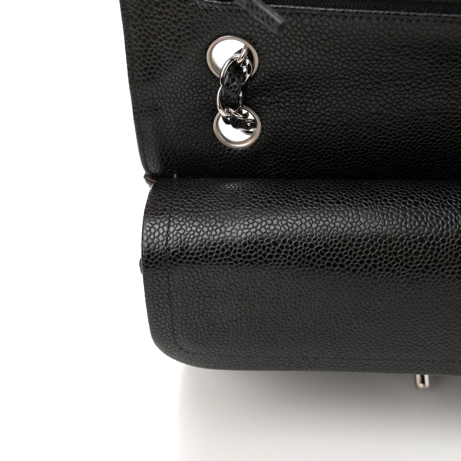 Chanel Caviar Quilted Medium Double Flap Black 11 of 12