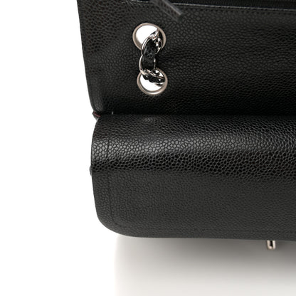 Chanel Caviar Quilted Medium Double Flap Black 11 of 12