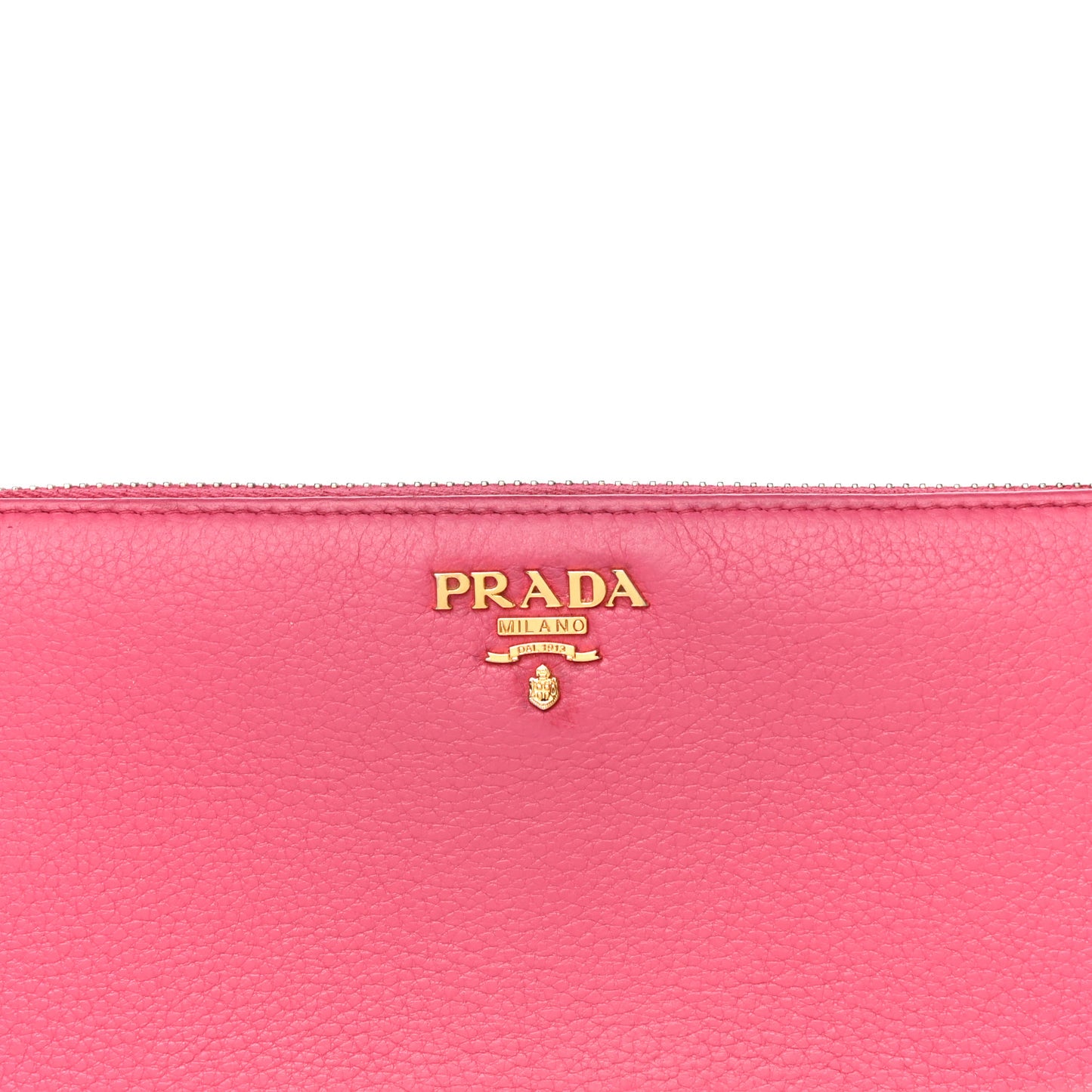 Vitello Daino Zip Around Wallet Peonia