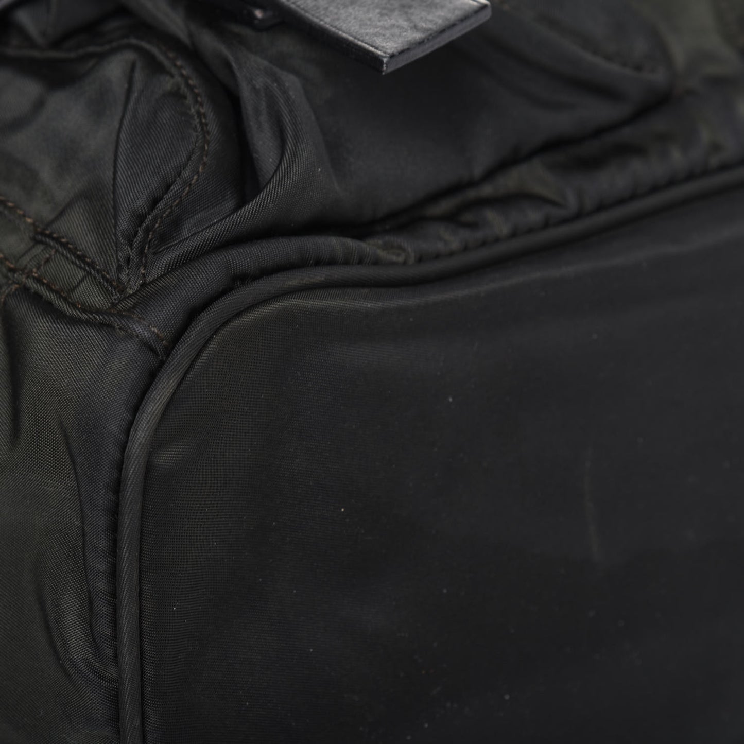 Nylon Vela Medium Backpack Black