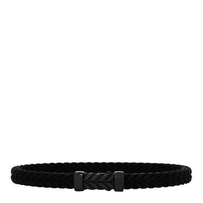 David Yurman Titanium Rubber 6mm Chevron Bracelet Black 1 of 3