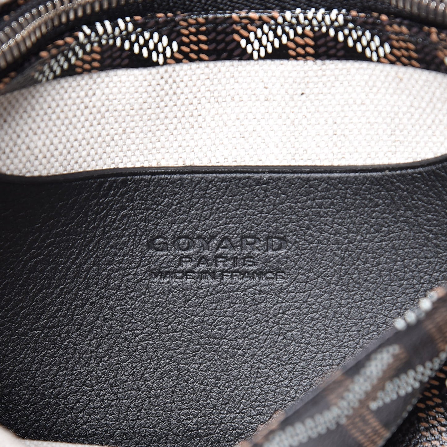 Goyardine Plumet Wallet Clutch Black