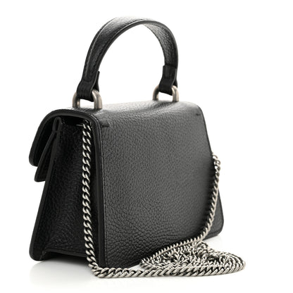Gucci Dollar Calfskin Crystal Mini Dionysus Top Handle Bag Black Crystal 3 of 11