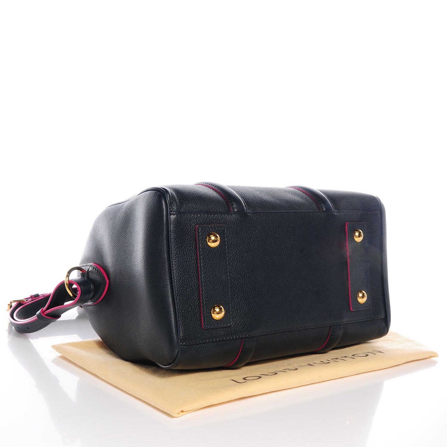 Louis Vuitton Veau Cachemire SC Bag PM Cobalt Fuchsia 4 of 7