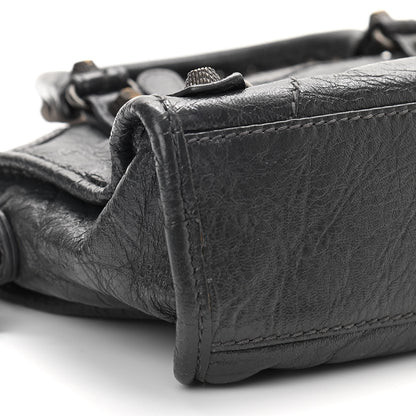 Balenciaga Agneau Giant 12 Gunmetal Hardware Mini City Gris Fossile 9 of 19