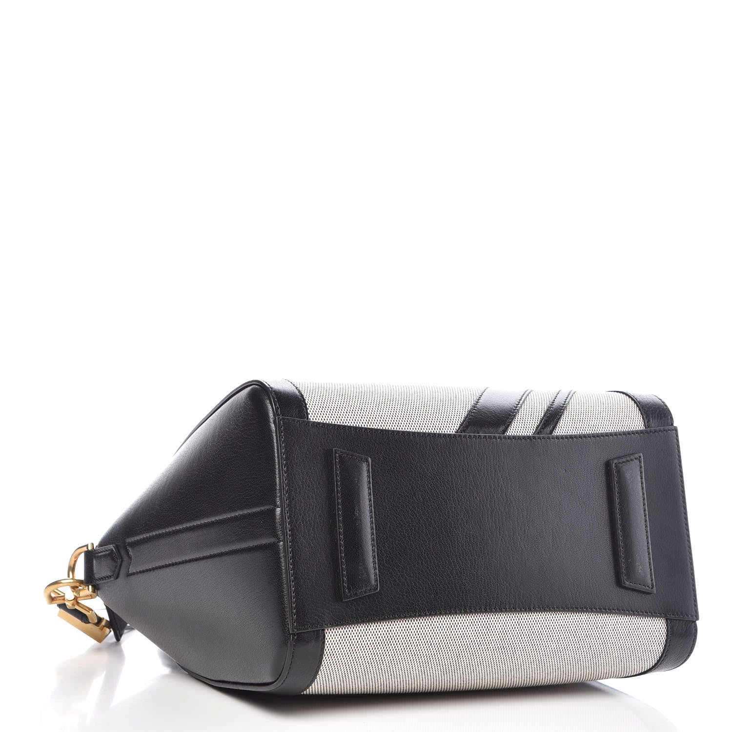 Givenchy Canvas Sugar Goatskin Striped Small Antigona Black 4 of 12